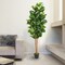 Artificial Fiddle Leaf Fig Tree 6ft Tall Fake Fig Silk Tree